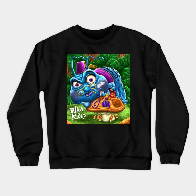 Alice in Wonderland caterpillar Crewneck Sweatshirt by Motzart